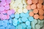 Preview: Konfetti rund Pastell